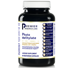 Phyto-Methylate 60 PRLabs Activated Folate & Activated B Vitamins with Choline Advanced Methylation, Neurological & Cardiovascular Support
