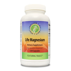 Life Magnesium 120 Magnesium 125mg (lysyl glycinate chelate & di-mag malate)