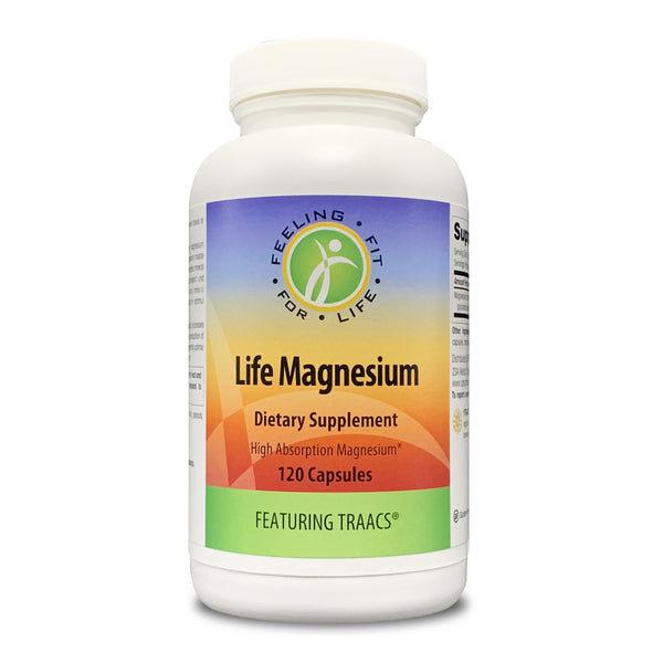 Life Magnesium 120 Magnesium 125mg (lysyl glycinate chelate & di-mag malate)