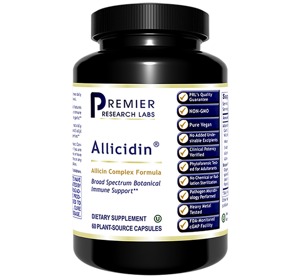 Allicidin 60caps Premier Labs Broad Spectrum Immune Support