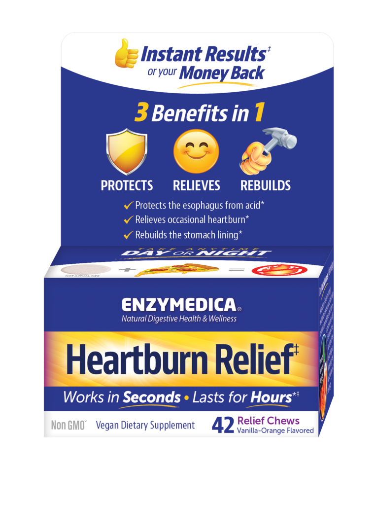 Heartburn Soothe ‡ 90 chews Enzymedica