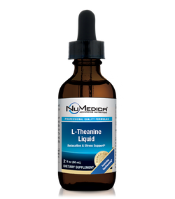 L-Theanine Liquid Natural Lemon 2 floz, NuMedica  Relaxation and Stress Relief* - Fast Acting Liquid