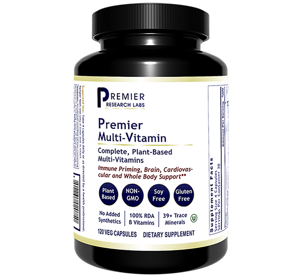 Multi-Vitamin, Premier 120 caps Immune Priming, Brain, Cardiovascular and Whole Body Support