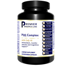 PQQ with CoQ10  60 caps PRLabsAntioxidant, Nerve, Cognitive,& Cardio Support