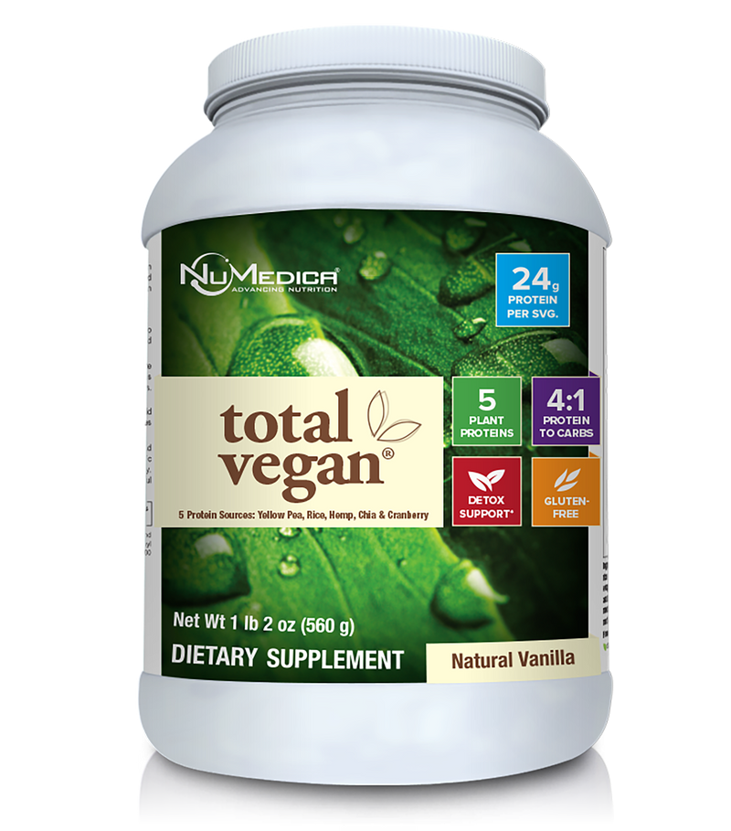 Total Vegan Vanilla 14 svg NuMedica High Quality Vegan Protein